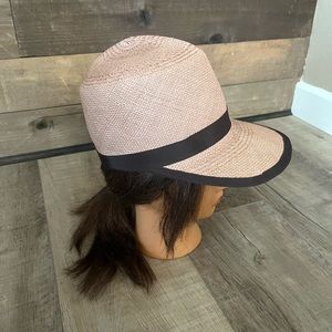 Celebrity designer Gladys Tamez Millinery straw ball cap